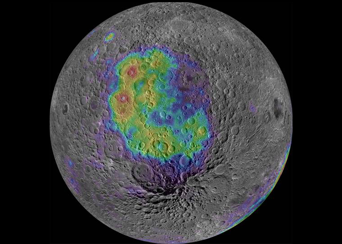 Зображення: NASA/LRO/Lunar Prospector/D. Moriarty